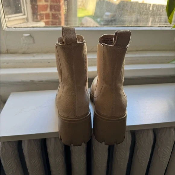 Steve Madden Tan Suede Ankle Booties - Picture 3 of 6